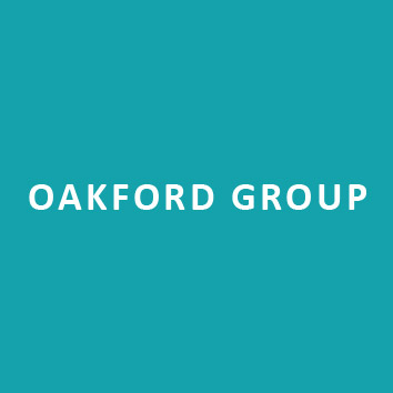 A colour picture showing the logo of Oakford Group.